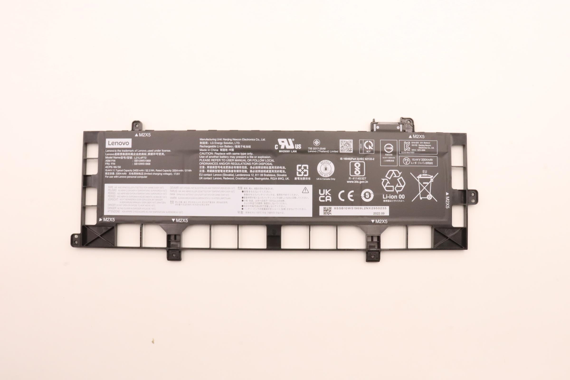 Pamięć do laptopa Lenovo 5B10W51868 części zamienne do laptopów Bateria