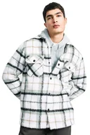 Kurtki męskie - DEFACTO MĘSKA KURTKA JEDNORZĘDOWA W KRATĘ Z PODSZEWKĄ DO BIODER S 5DA - miniaturka - grafika 1