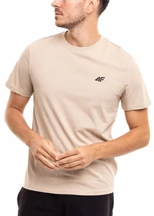 Koszulka Męska Sportowa 4F T-Shirt Bluzka z Krótkim Rękawem Bawełniana XL - Koszulki męskie - miniaturka - grafika 1