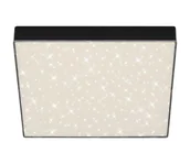 Lampy sufitowe - Briloner 7078-415 - LED Plafon STAR SKY LED/21W/230V 28x28 cm czarny - miniaturka - grafika 1