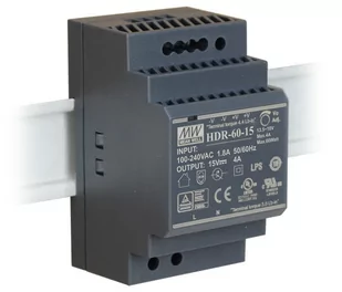 PULSAR HDR 15V/60W/4A zasilacz na szynę DIN (PL_HDR-60-15) - Przetwornice samochodowe - miniaturka - grafika 1