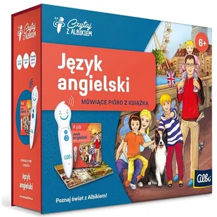 Zestaw Interaktywny Język Angielski + pióro Albik - Gry planszowe - miniaturka - grafika 1