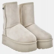 Botki damskie - BOTKI ŚNIEGOWCE DAMSKIE NA PLATFORMIE BIG STAR DŁUGIE OO274897 AW24 - miniaturka - grafika 1