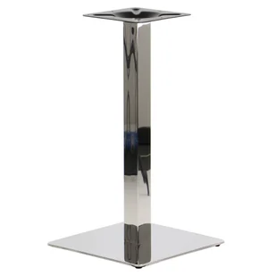 Podstawa stołu/stolika SH-3002-1/P, stal nierdzewna polerowana, wymiary: 40x40x72 cm - do hotelu, restauracji ,baru, biura - Meble modułowe i akcesoria - miniaturka - grafika 1