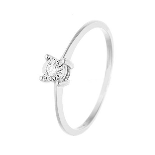 You Ring DIAMOND 0.035 ct GOLD 9 ct 375 Size 48 (15.3)