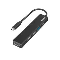 Huby USB - Hama MultiPort Usb-c 3xUSB-A ; 1xUSB-C ; 1xHDMI - miniaturka - grafika 1