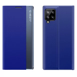Sleep Case pokrowiec etui z klapką typu Smart Cover Samsung Galaxy A22 4G niebieski - Etui i futerały do telefonów - miniaturka - grafika 1