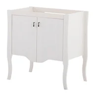 Szafki łazienkowe - ELISABETH Kompletny zestaw comad Elizabeth zestaw mebli do łazienki/Bad 5-częściowy w drewno lite białe 821 - miniaturka - grafika 1