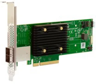 BROADCOM BROADCOM HBA SAS 9500-8e 8-Port Ext. 12Gb/s SAS/SATA/PCIe (NVMe) PCIe 05-50075-01 - Kontrolery do serwerów - miniaturka - grafika 2