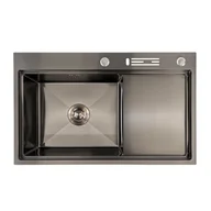 Zlewozmywaki - Leziter Zlewozmywak ze stali nierdzewnej Dahlia - miniaturka - grafika 1