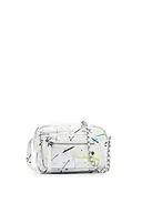 Torebki damskie - Desigual Women's Bag Splat_CAMBRID 2004 Silver, Black - miniaturka - grafika 1