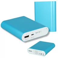 Powerbanki - HYKKER Power Bank 4800 mAh (niebieski) - miniaturka - grafika 1