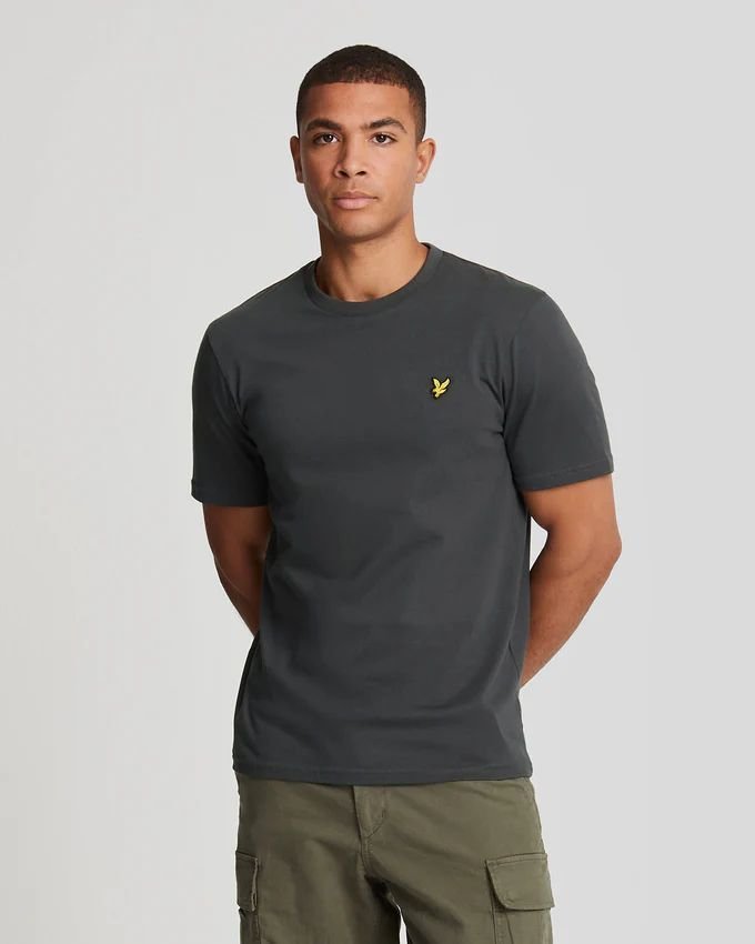 t-shirt uomo lyle and scott 1874 ts400vog plain w635 gunmetal