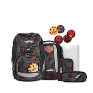 Plecaki - ergobag Zestaw ergonomicznego plecaka szkolnego, zestaw 6-częściowy, Taekbärdo - szary, Einheitsgröße, Zestaw z tornistrem - miniaturka - grafika 1