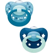 Smoczki uspokajające - Nuk Smoczek silikonowy 18-36 mies. Signature 2 szt. - miniaturka - grafika 1