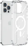 Etui i futerały do telefonów - Joyroom Magnetic Defender magnetyczne etui do iPhone 14 Pro pancerny pokrowiec z haczykami podstawką przezroczysty (kompatybilne z MagSafe) - miniaturka - grafika 1