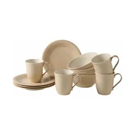 Serwisy obiadowe - 12-częściowy zestaw beżowych porcelanowych naczyń Villeroy & Boch Like Color Loop - miniaturka - grafika 1