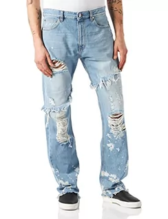 Spodnie męskie - Just Cavalli spodnie męskie z 5 kieszeniami, 470 Indigo, 52 - grafika 1