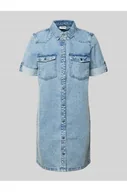 Sukienki - Sukienka jeansowa z rękawem o dł. 1/2 model NEW SIGNE - Noisy May - miniaturka - grafika 1