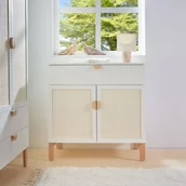 Komody dla dzieci - Komoda rattanowa biała Ratata - miniaturka - grafika 1