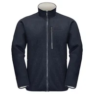 Kurtki męskie - Jack Wolfskin Męska kurtka Robson Fjord, niebieski (Night Blue), S - miniaturka - grafika 1