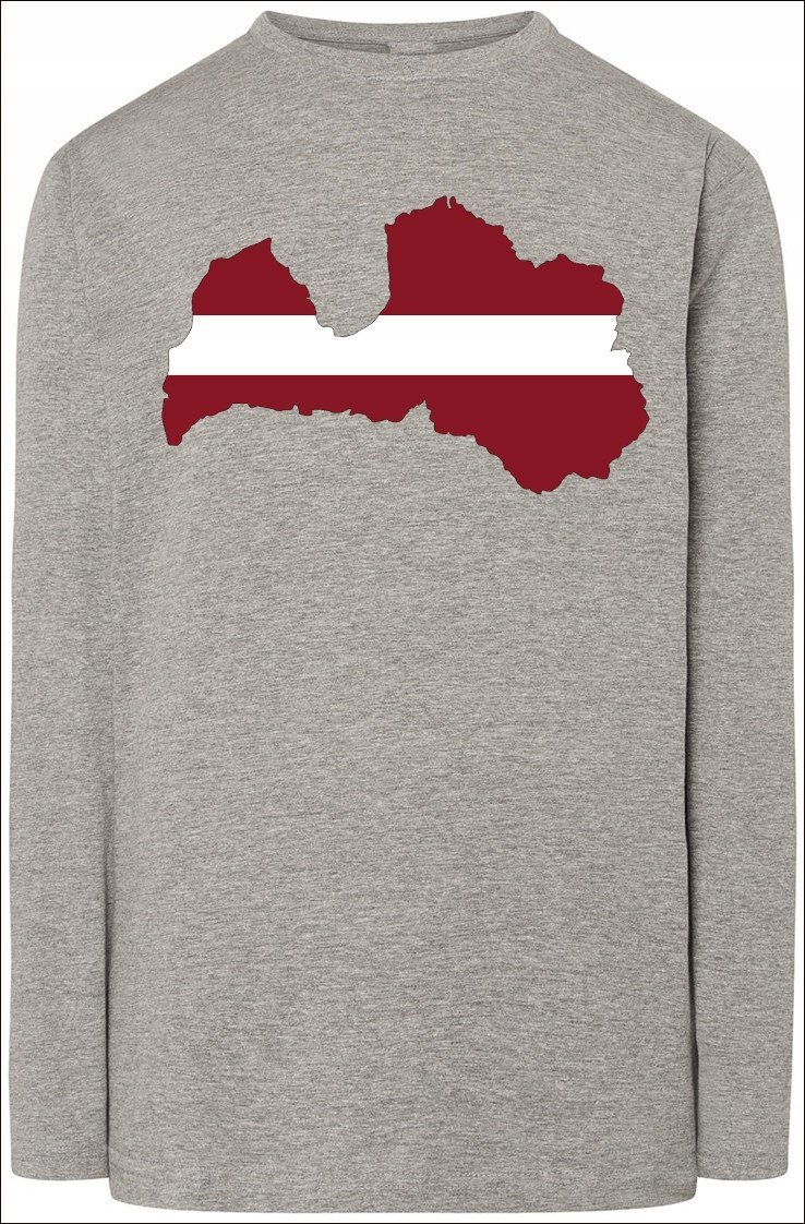 Łotwa Bluza Męska Longsleeve Modna Rozm.L