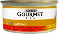 Mokra karma dla kotów - Purina Gourmet Gold Wołowina i kurczak w sosie pomidorowym 85g - miniaturka - grafika 1