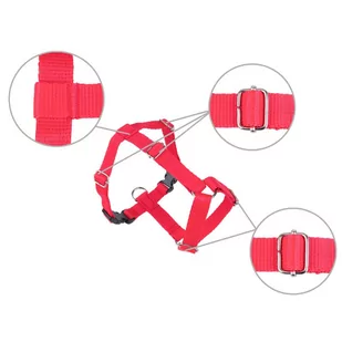 AMIPLAY - Szelki regulowane SAMBA GUARD 16-25 x 25-32 x 1 cm czerwone XS - Szelki dla psów AMIPLAY - Szelki regulowane SAMBA GUARD 16-25 x 25-32 x 1 cm czerwone XS - Szelki dla psów - miniaturka - grafika 1