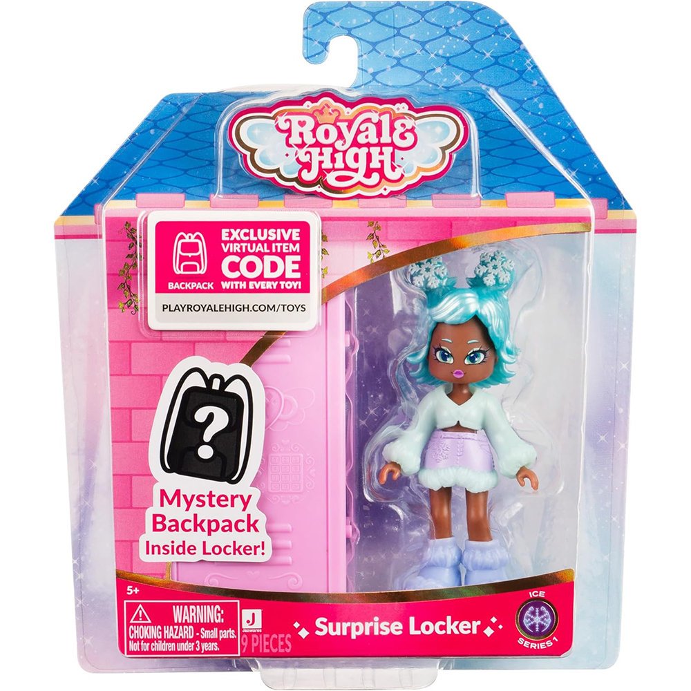Royale High Ice Fairy Surprise Locker Lalka + Szafa I Akcesoria Figurka