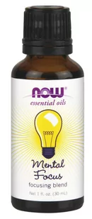 Now Foods Olejek Eteryczny Mental Focus Oil (30 ml) - Aromaterapia - miniaturka - grafika 1