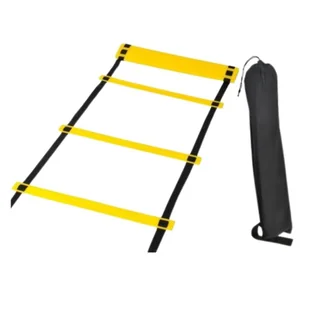 Drabinka koordynacyjna 6m x 50cm żółta Cerex 5067 - Wyposażenie sportowe i gimnastyczne - miniaturka - grafika 1