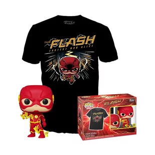 Dc Comics - Booble Head Pop N° 1097 - The Flash + Tee (M) - Figurki dla dzieci - miniaturka - grafika 1
