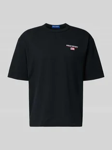 T-shirt z wyhaftowanym logo - Koszulki męskie - miniaturka - grafika 1