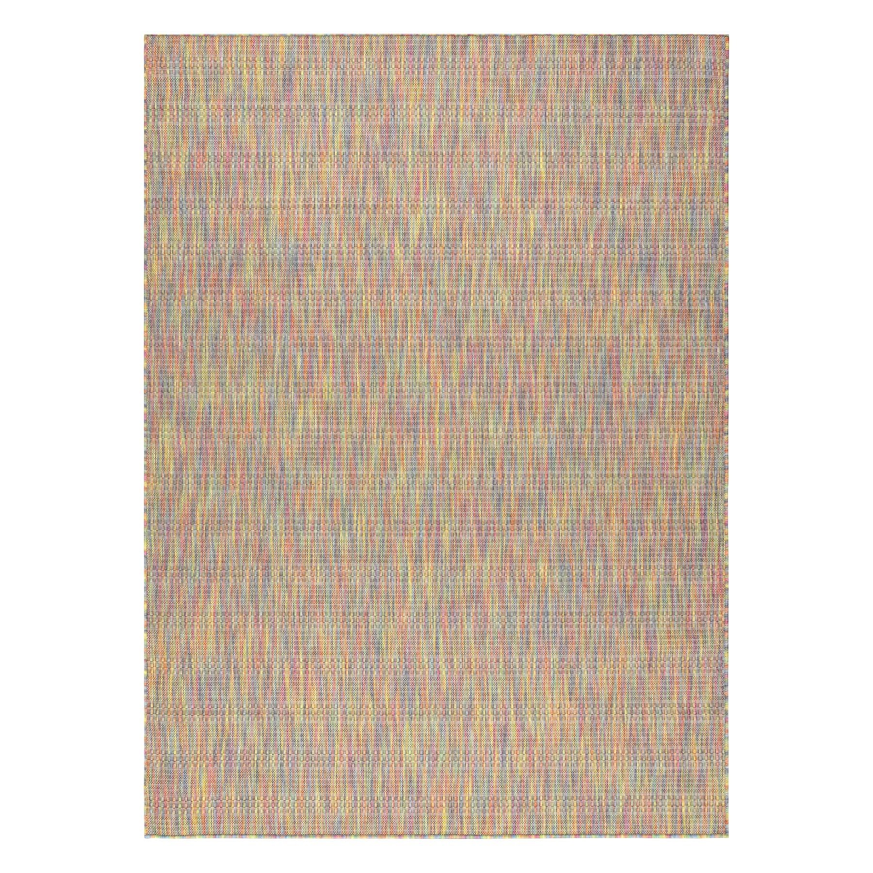 Dywan FISY nowoczesny, SZNURKOWY SIZAL 20789 melanż, tęcza, tęczowy wielokolorowy 80x150 cm