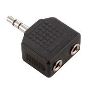 Akcesoria do nagłośnienia - Adam Hall 7556 - Adapter typu Y 2 x jack stereo 3,5 mm żeński na jack stereo 3,5 mm męski 7556 - miniaturka - grafika 1