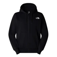 Bluzy męskie - Bluza The North Face Simple Dome Full Zip 0A89FDJK31 - czarna - miniaturka - grafika 1