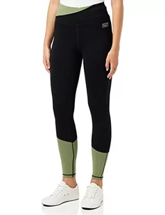 DKNY Damskie legginsy sportowe, Armygreen, S - Legginsy - miniaturka - grafika 1