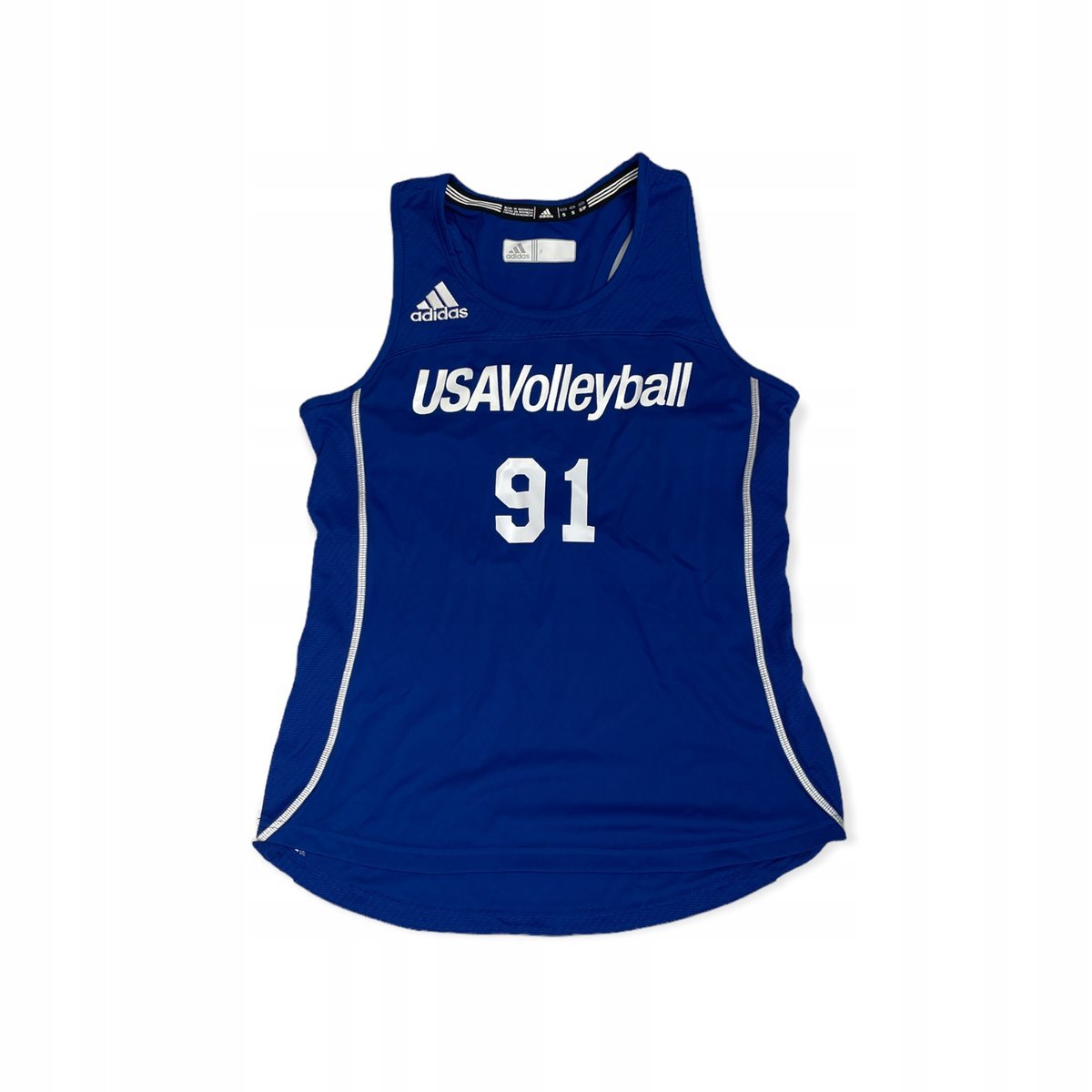 Niebieski top damski 91 ADIDAS USA VOLLEYBALL S