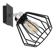 Lampy ścienne - Lampex Dirmo kinkiet (spot) 1-punktowy czarny LPX0090/K - miniaturka - grafika 1