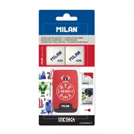 Przybory szkolne - Temperówka z gumką Milan COMPACT VICKINGS + 2 gumki - miniaturka - grafika 1