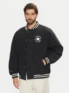 Kurtki męskie - Converse Kurtka bomber Varsity 10026976-A01 Czarny Regular Fit - miniaturka - grafika 1