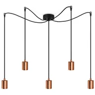 Lampy sufitowe - Sotto Luce LAMPA wisząca CERO 5902429627903 loftowa OPRAWA metalowa oprawki na żarówki zwis miedziane 5902429627903 - miniaturka - grafika 1