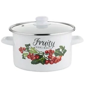 Garnki - Garnek emaliowany Emalia Polska Pleszew Kalina 20 cm 3,75 l - miniaturka - grafika 1