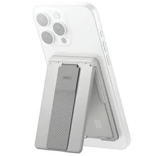 UNIQ Heldro ID magnetyczny portfel z podpórką i opaską szary/chalk grey - Inne akcesoria audio-wideo UNIQ Heldro ID magnetyczny portfel z podpórką i opaską szary/chalk grey - Inne akcesoria audio-wideo - miniaturka - grafika 1