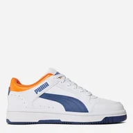 Buty dla chłopców - Tenisówki chłopięce Puma Rebound JOY Lo Jr 38198411 38 (5) Białe (4065452819866) - miniaturka - grafika 1