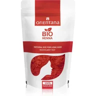 Farby do włosów i szampony koloryzujące - Orientana Bio henna MAHONIOWA CZERWIEŃ Rozmiar 100g - miniaturka - grafika 1