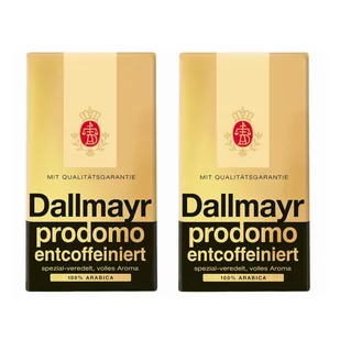 2x Kawa mielona DALLMAYR Prodomo Bezkofeinowa 500 g - Kawa - miniaturka - grafika 1