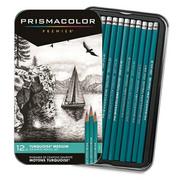 Kredki, ołówki, pastele i pisaki - Zestaw Ołówków Prismacolor 4B-6H (12Szt) Turquoise - miniaturka - grafika 1