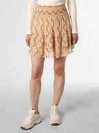 Spódnice - Second Female - Spódnica damska  Magne, beżowy|wielokolorowy - miniaturka - grafika 1