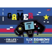 Szkolne artykuły papiernicze - St. Majewski Blok rysunkowy A3 z kolorowymi kartkami 16 kartek - miniaturka - grafika 1